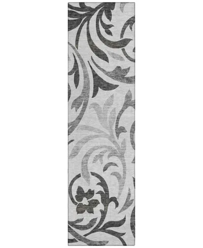 Addison Chantille Acn764 2'3"x7'6" Runner Area Rug In Gray