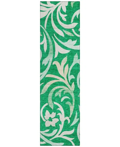 Addison Chantille Acn764 2'3"x7'6" Runner Area Rug In Green