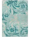 Addison Chantille Acn764 5'x7'6" Area Rug In Teal