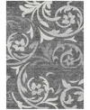 Addison Chantille Acn764 8'x10' Area Rug In Charcoal