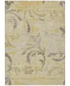 Addison Chantille Machine Washable Acn764 8'x10' Area Rug In Gold