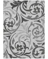 Addison Chantille Machine Washable Acn764 9'x12' Area Rug In Gray