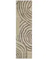 Addison Chantille Acn765 2'3"x7'6" Runner Area Rug In Brown