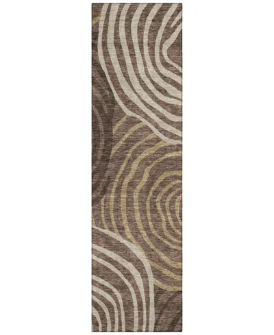 Addison Chantille Acn765 2'3"x7'6" Runner Area Rug In Cocoa