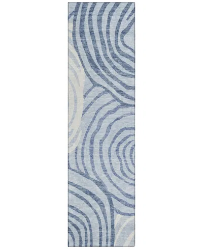 Addison Chantille Acn765 2'3"x7'6" Runner Area Rug In Mist
