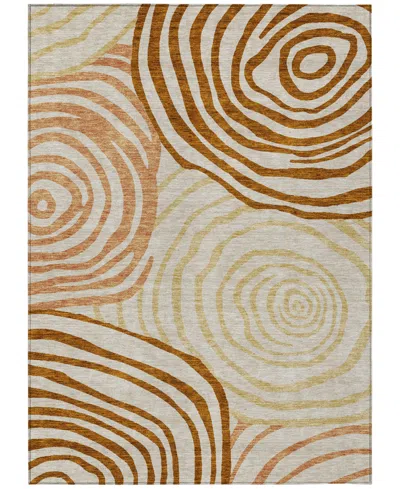 Addison Chantille Acn765 2'6"x3'10" Area Rug In Terracotta