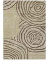 Addison Chantille Machine Washable Acn765 3'x5' Area Rug In Brown