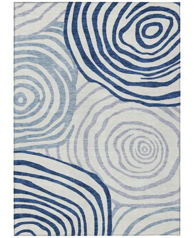 Addison Chantille Machine Washable Acn765 5'x7'6" Area Rug In Blue