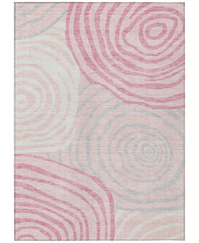 Addison Chantille Acn765 5'x7'6" Area Rug In Pink