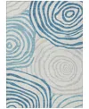 Addison Chantille Acn765 5'x7'6" Area Rug In Teal