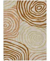 Addison Chantille Acn765 5'x7'6" Area Rug In Terracotta
