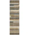 Addison Chantille Acn766 2'3"x7'6" Runner Area Rug In Taupe