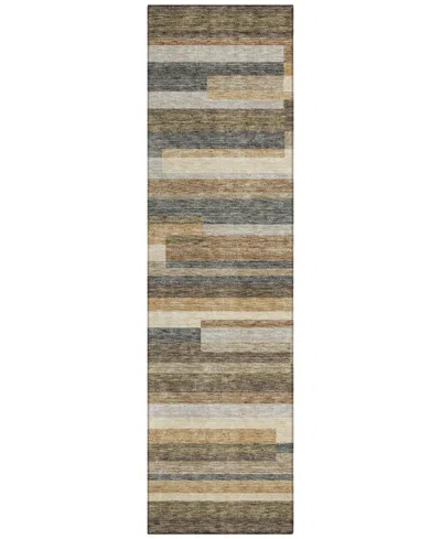 Addison Chantille Acn766 2'3"x7'6" Runner Area Rug In Taupe