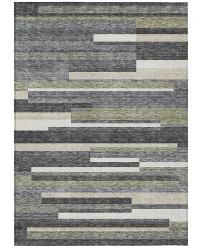 Addison Chantille Acn766 2'6"x3'10" Area Rug In Charcoal