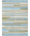 Addison Chantille Machine Washable Acn766 5'x7'6" Area Rug In Mist