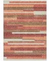 Addison Chantille Machine Washable Acn766 8'x10' Area Rug In Coral
