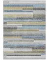 Addison Chantille Machine Washable Acn766 8'x10' Area Rug In Gray