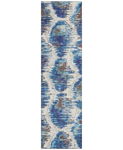 Addison Chantille Acn767 2'3"x7'6" Runner Area Rug In Blue