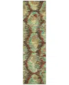 Addison Chantille Acn767 2'3"x7'6" Runner Area Rug In Cocoa