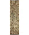 Addison Chantille Acn768 2'3"x7'6" Runner Area Rug In Brown