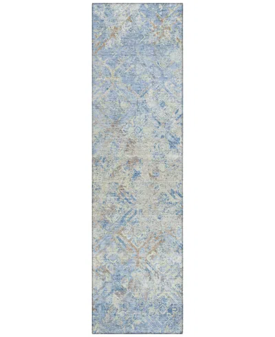 Addison Chantille Acn768 2'3"x7'6" Runner Area Rug In Mist