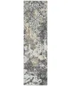Addison Chantille Acn769 2'3"x7'6" Runner Area Rug In Charcoal