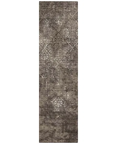 Addison Chantille Acn769 2'3"x7'6" Runner Area Rug In Cocoa