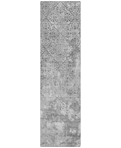 Addison Chantille Acn769 2'3"x7'6" Runner Area Rug In Gray