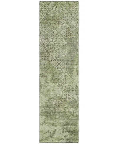 Addison Chantille Acn769 2'3"x7'6" Runner Area Rug In Sage