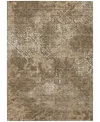 Addison Chantille Machine Washable Acn769 2'6"x3'10" Area Rug In Brown