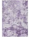 Addison Chantille Acn769 2'6"x3'10" Area Rug In Lavender