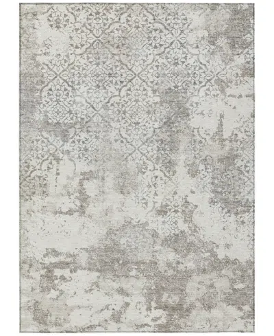 Addison Chantille Machine Washable Acn769 8'x10' Area Rug In Ivory