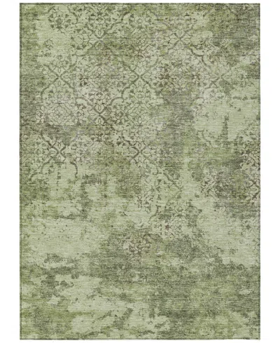 Addison Chantille Machine Washable Acn769 8'x10' Area Rug In Sage