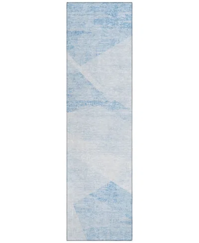 Addison Chantille Acn770 2'3''x7'6'' Runner Area Rug In Denim