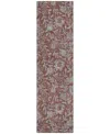 Addison Chantille Acn771 2'3''x7'6'' Runner Area Rug In Paprika
