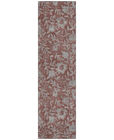 Addison Chantille Acn771 2'3''x7'6'' Runner Area Rug In Paprika