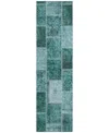 Addison Chantille Acn772 2'3''x7'6'' Runner Area Rug In Teal