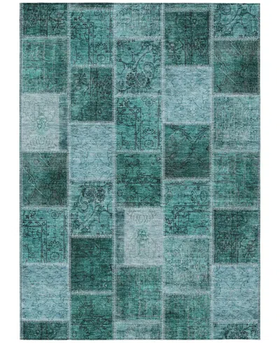 Addison Chantille Machine Washable Acn772 3'x5' Area Rug In Teal