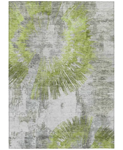 Addison Chantille Machine Washable Acn773 5'x7'6'' Area Rug In Sage