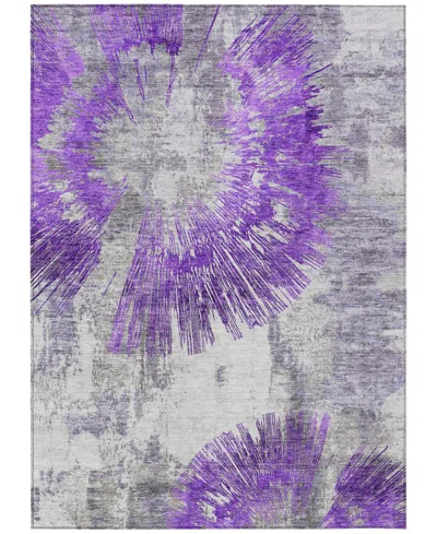 Addison Chantille Acn773 8'x10' Area Rug In Purple