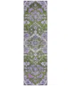 Addison Chantille Acn774 2'3''x7'6'' Runner Area Rug In Olive