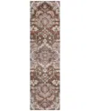Addison Chantille Acn774 2'3''x7'6'' Runner Area Rug In Terracotta