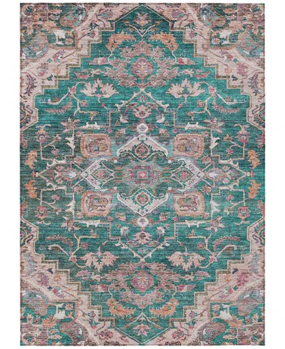 Addison Chantille Machine Washable Acn774 2'6''x3'10'' Area Rug In Jade