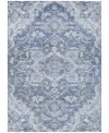 Addison Chantille Machine Washable Acn774 8'x10' Area Rug In Denim