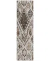 Addison Chantille Acn775 2'3''x7'6'' Runner Area Rug In Brown