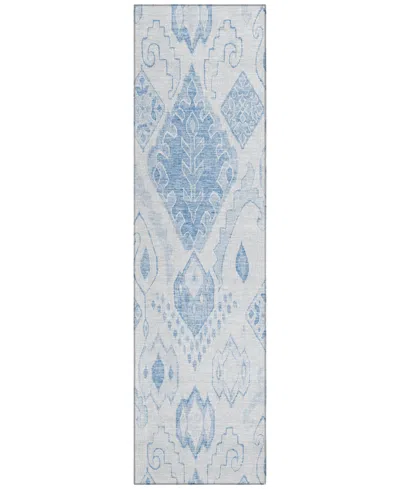Addison Chantille Acn776 2'3''x7'6'' Runner Area Rug In Blue