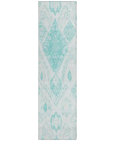 Addison Chantille Acn776 2'3''x7'6'' Runner Area Rug In Teal