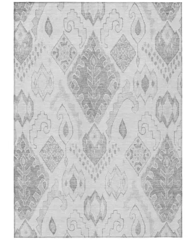 Addison Chantille Acn776 5'x7'6'' Area Rug In Silver