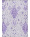 Addison Chantille Acn776 9'x12' Area Rug In Purple