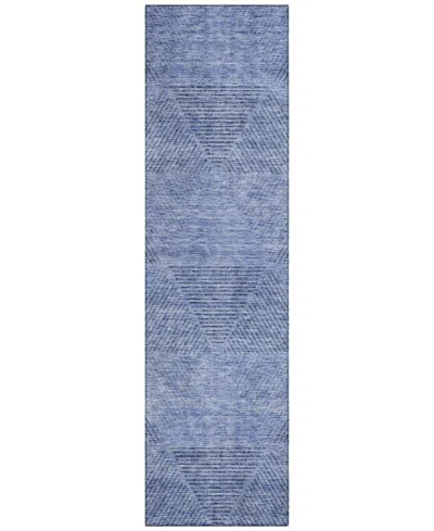 Addison Chantille Acn777 2'3''x7'6'' Runner Area Rug In Blue
